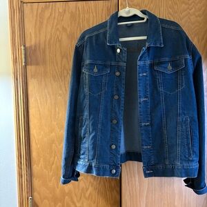 George Men's Classic Blue Denim Jacket Size Large